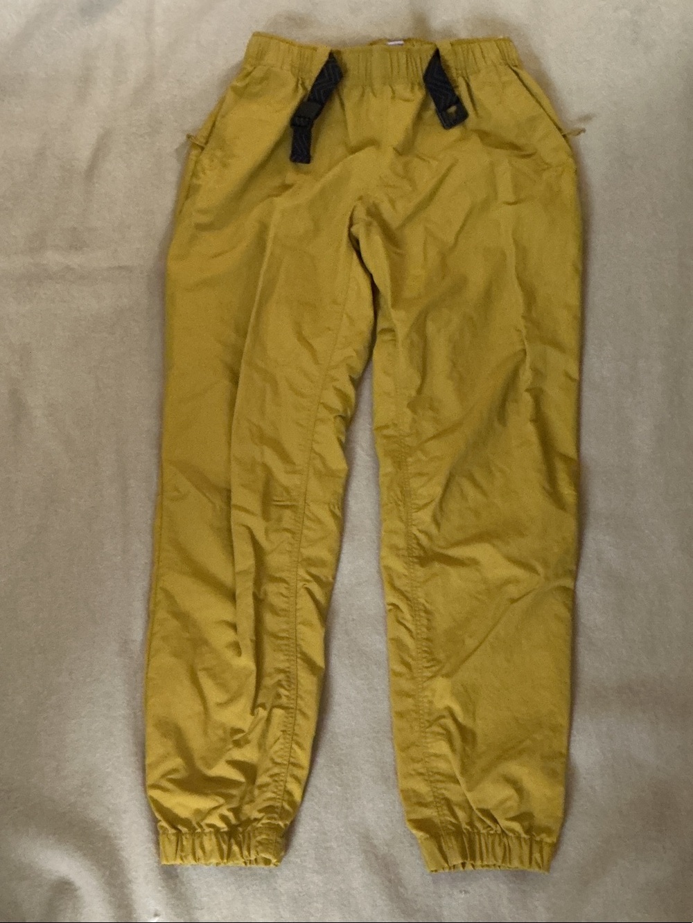 Mountain Hardwear Mustard Yellow Wide-Leg Jogger Pants